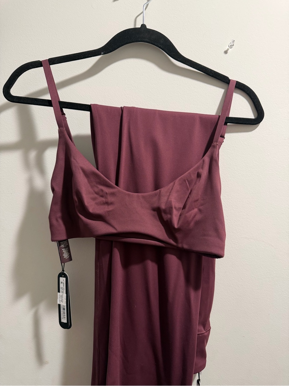SKIMS Matte Micro Scoop Bra in Currant